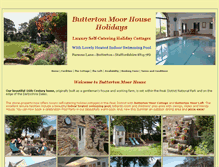 Tablet Screenshot of buttertonmoorhouse.co.uk